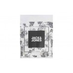 Jack And Jones Jjtropicana Box Tee Ss Crew Neck T-Shirt Ανδρικό (12224165 WHITE)