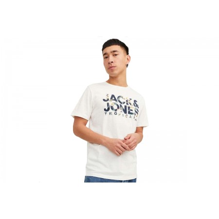 Jack And Jones Jjbecs Shape Tee Ss Crew Neck T-Shirt Ανδρικό 