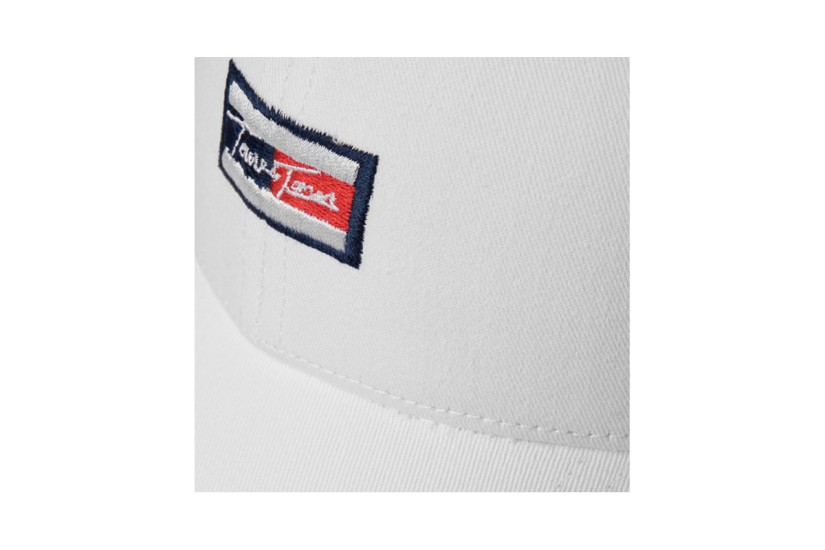 Jack And Jones Jacnate Logo Cap Ανδρικό Καπέλο Strapback Λευκό
