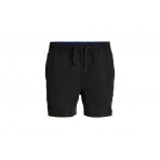 Jack And Jones Jpstfiji Jjswim Solid Sn Ly Μαγιό Σορτς Ανδρικό (12225961 BLACK)