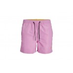 Jack And Jones Jpstfiji Jjswim Solid Sn Μαγιό Σορτς Ανδρικό (12225961 CYCLAMEN)