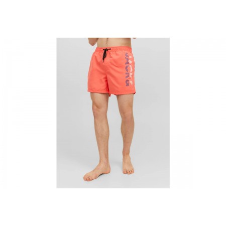 Jack And Jones Jpstfiji Jjswim Splicelogo Ly Sn Μαγιό Σορτς Ανδρικό 