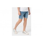 Jack And Jones Jjirick Jjfox Shorts Ge 238 Sn Βερμούδα Τζην Ανδρική (12226230 MEDIUM BLUE DENIM)