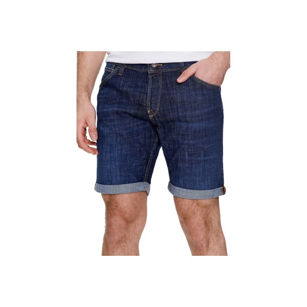 Jack And Jones Jjirick Jjfox Shorts Ge 237 Sn Βερμούδα Τζην Ανδρική (12226231 DARK BLUE DENIM)