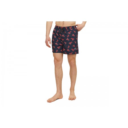 Jack And Jones Jpstfiji Jjswim Aop Ly Sn Μαγιό Σορτς Ανδρικό 