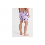 Jack And Jones Jpstfiji Jjswim Aop Ly Sn Μαγιό Σορτς Ανδρικό (12227247 PURPLE ROSE)