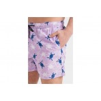 Jack And Jones Jpstfiji Jjswim Aop Ly Sn Μαγιό Σορτς Ανδρικό (12227247 PURPLE ROSE)