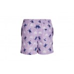 Jack And Jones Jpstfiji Jjswim Aop Ly Sn Μαγιό Σορτς Ανδρικό (12227247 PURPLE ROSE)