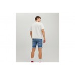 Jack And Jones Jorcrayon Pocket Tee Ss Crew Neck Ln T-Shirt Ανδρικό (12227778 CLOUD DANCER)