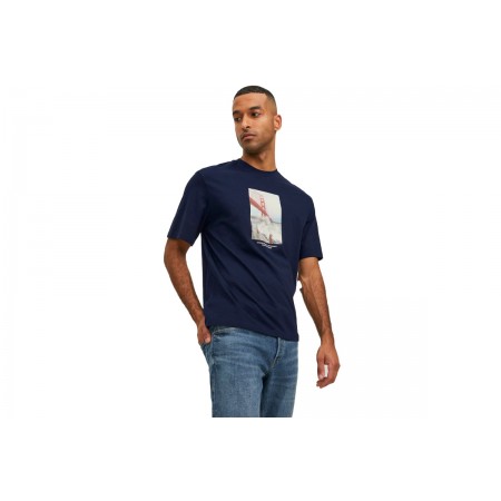 Jack And Jones Jorcopenhagen Photo Tee Ss Crew Neck Sn T-Shirt Ανδρικό 