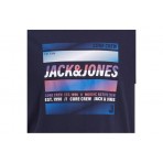 Jack And Jones Jcoarc Tee Ss Crew Neck T-Shirt Ανδρικό (12228434 NAVY BLAZER)