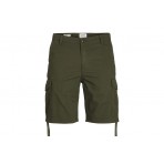 Jack And Jones Jpstmarley Jjcargo Shorts Ana Sn Βερμούδα Cargo Ανδρική (12229650 FOREST NIGHT)