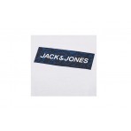 Jack And Jones Jconavigator Logo Tee Ss Crew Neck T-Shirt Ανδρικό (12229758 WHITE)