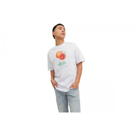 Jack And Jones Jorgrocery Tee Ss Crew Neck T-Shirt Ανδρικό 