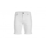 Jack And Jones Jpstrick Jjicon Shorts Ama Sn Βερμούδα Τζην Ανδρική (12232400 BRIGHT WHITE)