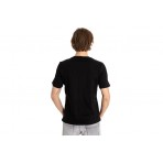 Jack And Jones Jorbooster Tee Ss Crew Neck Feb23 T-Shirt Ανδρικό (12232997 BLACK)