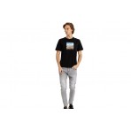 Jack And Jones Jorbooster Tee Ss Crew Neck Feb23 T-Shirt Ανδρικό (12232997 BLACK)