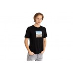 Jack And Jones Jorbooster Tee Ss Crew Neck Feb23 T-Shirt Ανδρικό (12232997 BLACK)