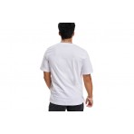 Jack & Jones Jorbooster Ανδρικό Κοντομάνικο T-Shirt Λευκό