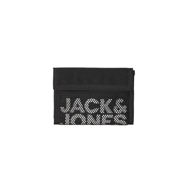 Jack And Jones Jacashford Mesh Wallet Πορτοφόλι Ανδρικό (12233480 BLACK)
