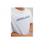 Jack And Jones Jprblabooster Ss Tee Crew Neck Feb23 T-Shirt Ανδρικό (12234759 BRIGHT WHITE)