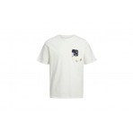 Jack And Jones Jortulum Pocket Tee Ss Crew Neck Ln T-Shirt Ανδρικό (12235290 CLOUD DANCER)