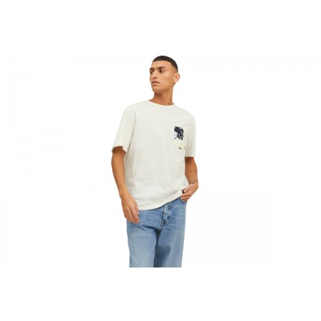 Jack And Jones Jortulum Pocket Tee Ss Crew Neck Ln T-Shirt Ανδρικό 