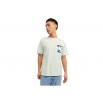 Jack And Jones Jortulum Pocket Tee Ss Crew Neck Ln T-Shirt Ανδρικό (12235290 PALE BLUE)