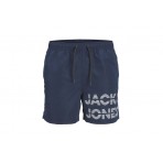 Jack And Jones Jpstsummer Jjbeach Pack Ak Σετ Μαγιό - Πετσέτα - Σακίδιο (12235500 NAVY BLAZER)