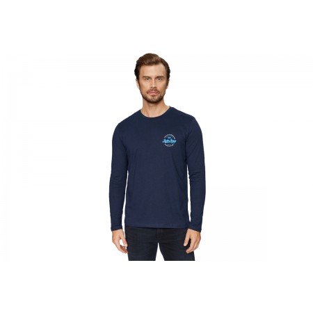 Jack And Jones Jjmikk Tee Ls Crew Neck Μπλούζα Με Λαιμόκοψη Ανδρική 