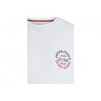 Jack And Jones Jjmikk Tee Ls Crew Neck Μπλούζα Με Λαιμόκοψη Ανδρική (12235747 WHITE-SMALL)