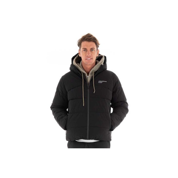 Jack And Jones Jjflow  Μπουφάν Puffer Ανδρικό (12236065 BLACK)