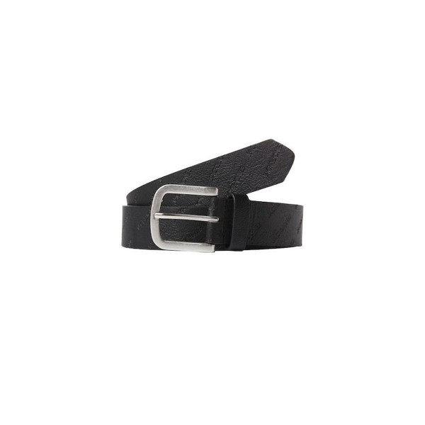 Jack And Jones Jacharry Embossed Belt Noos Ζώνη Casual (12236466 BLACK)