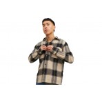 Jack And Jones Jjdarren Flannel Check Overshirt Ls Πουκάμισο Μακρυμάνικο Αν (12236958 MOONBEAM)