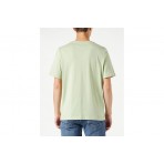 Jack And Jones Jprboabooster Tee Apr23 T-Shirt Ανδρικό (12238924 CELADON GREEN)