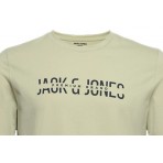 Jack And Jones Jprboabooster Tee Apr23 T-Shirt Ανδρικό (12238924 CELADON GREEN)