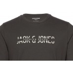 Jack And Jones Jprboabooster Tee Apr23 T-Shirt Ανδρικό (12238924 RAVEN)