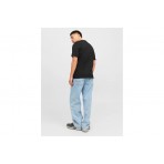 Jack And Jones Jorvesterbro Ανδρικό Κοντομάνικο T-Shirt Μαύρο