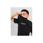 Jack And Jones Jorvesterbro Ανδρικό Κοντομάνικο T-Shirt Μαύρο