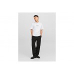 Jack And Jones Jorvesterbro Ανδρικό Κοντομάνικο T-Shirt Λευκό