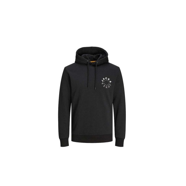 Jack And Jones Jjwarrior Sweat Hoodie Ανδρικό (12242543 BLACK-SMALL)