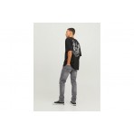 Jack And Jones Ανδρικό Τζιν Παντελόνι Γκρι