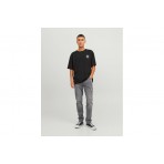 Jack And Jones Ανδρικό Τζιν Παντελόνι Γκρι