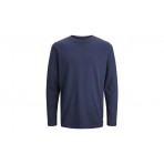 Jack And Jones Jacbasic Label Ls Tee And Pants Σετ Πιτζάμας Ανδρική 