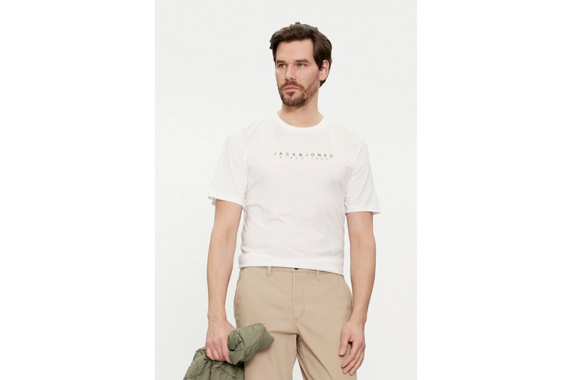 Jack And Jones Jjsetra Tee Ss Crew Neck T-Shirt Ανδρικό