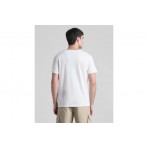 Jack And Jones Chill Shape Ανδρικό Κοντομάνικο T-Shirt Λευκό