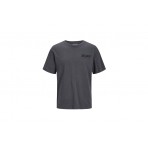 Jack & Jones Ανδρικό Κοντομάνικο T-Shirt Ανθρακί