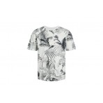 Jack & Jones Ανδρικό Κοντομάνικο T-Shirt Λευκό, Μαύρο