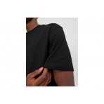 Jack & Jones Jjebradley Ανδρικό Κοντομάνικο T-Shirt Μαύρο