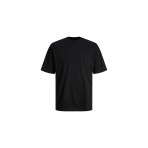 Jack & Jones Jjebradley Ανδρικό Κοντομάνικο T-Shirt Μαύρο